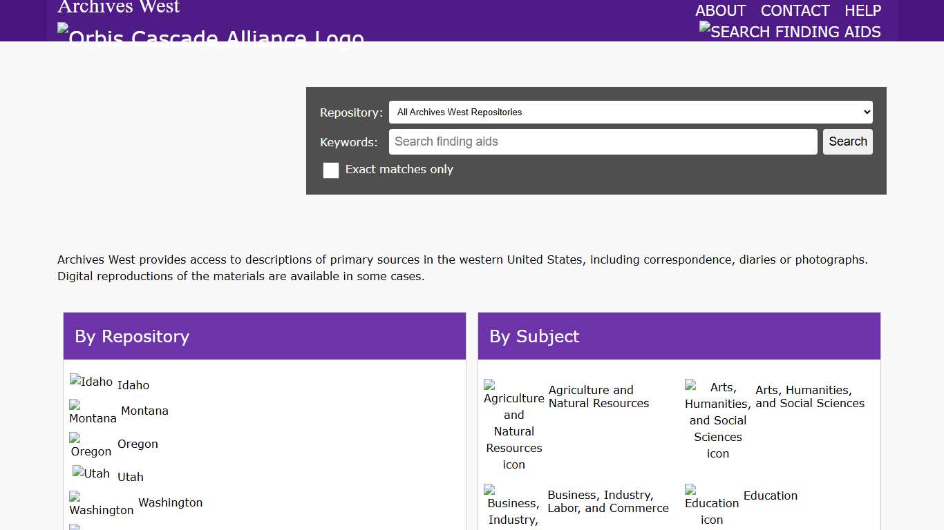 Home - Archives West